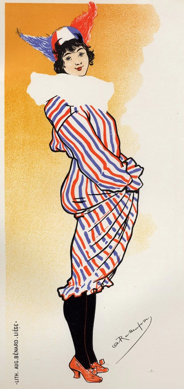 Geografia. Costume per il Carnevale di Liegi